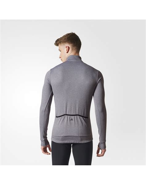 adidas response WARMTEFRONT Men LS Jersey Dark Grey